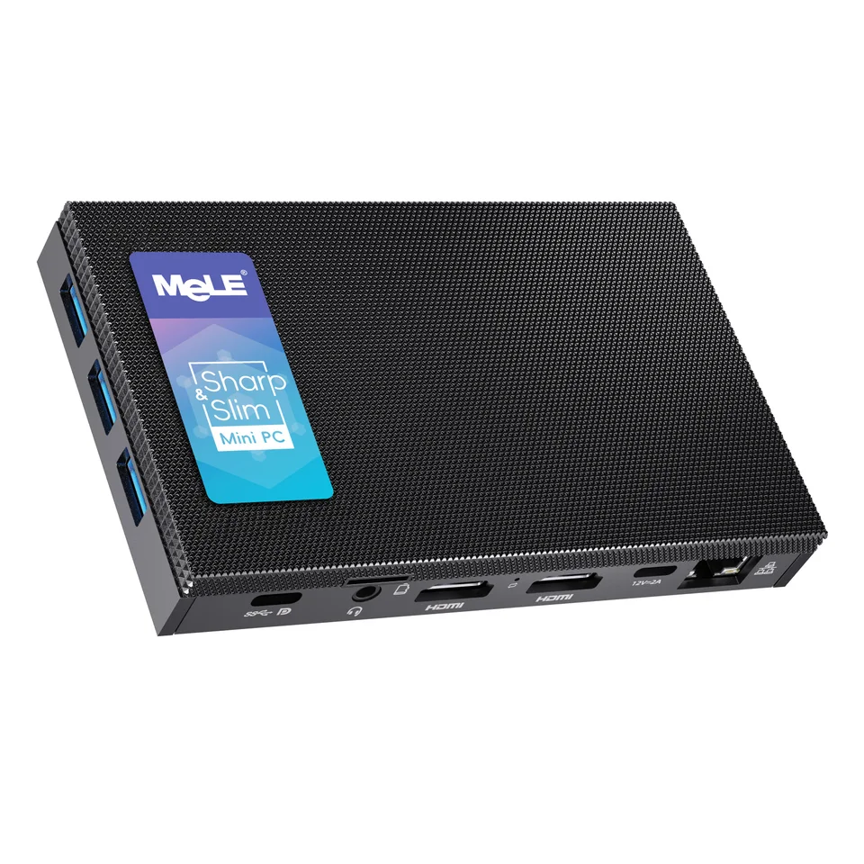 MeLE N5105 Mini PC Windows 11 Pro 8GB 128GB Computer with 4K Dual 