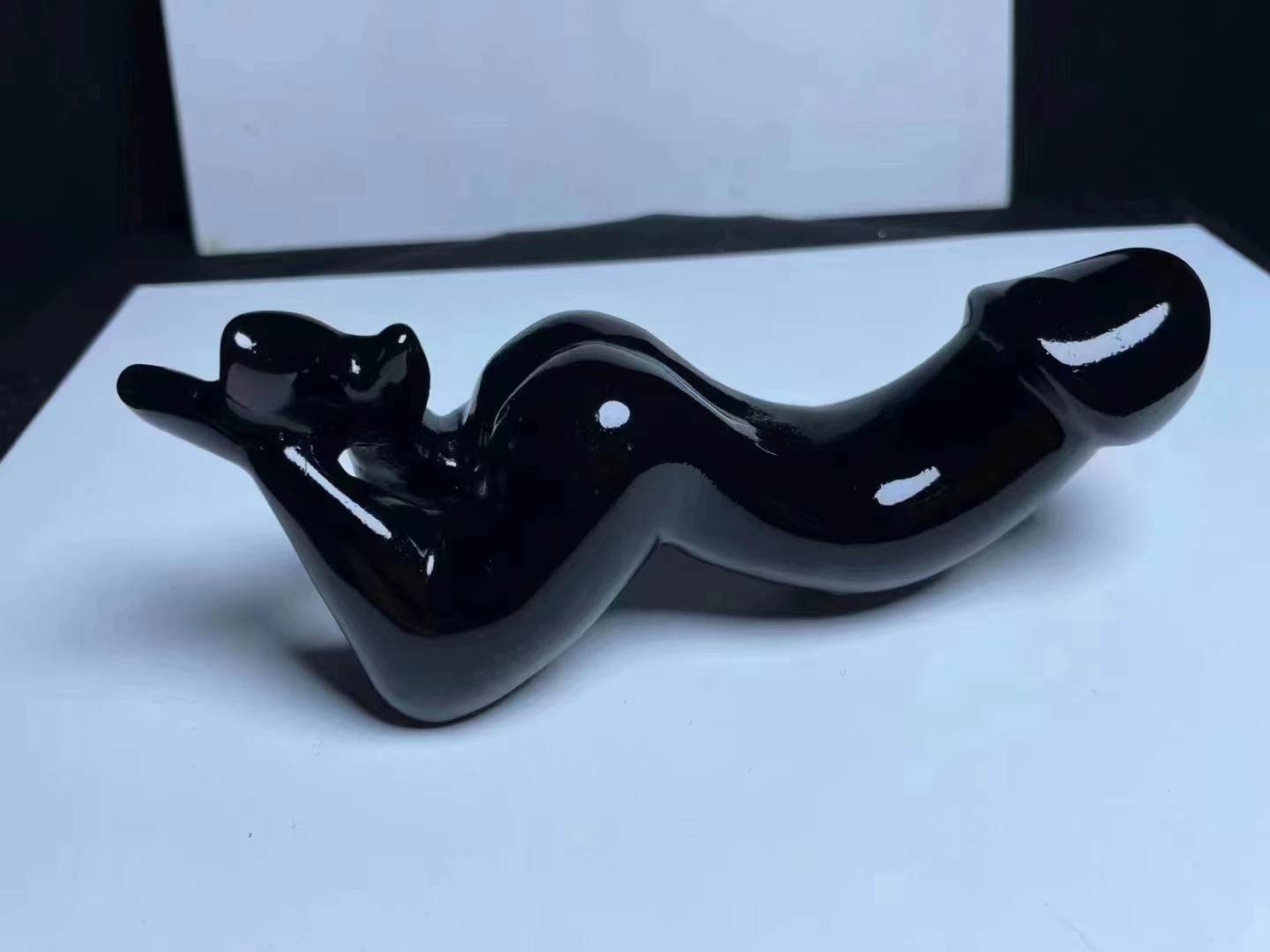 

about 160mm Natural Black Obsidian Yoni Wands Gemstone Body Massage Pleasure Wand Stick Exercise Toys Crafts Birthday Gift 1pcs