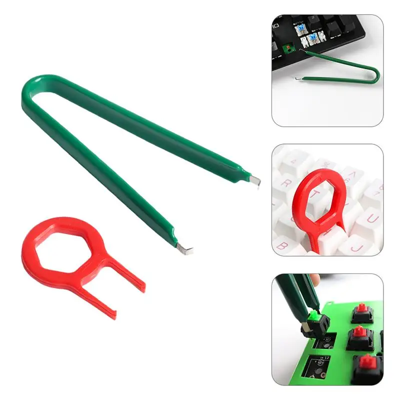 Key Puller Keyboard Mechanical Switch Cap Tweezers Tool Remover Tools