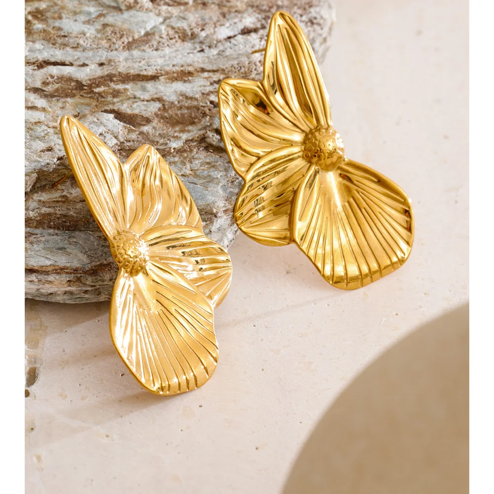Yhpup Earrings 18K PVD Plated for Women