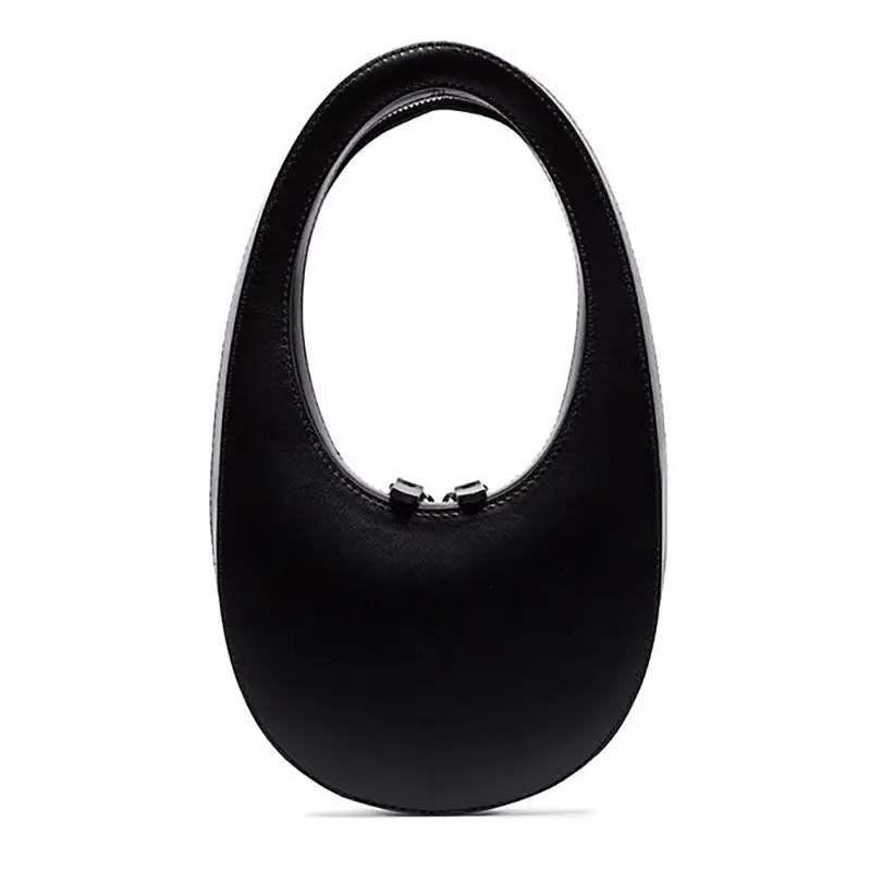 thumbnail image 1 of Bolso de lujo sexy con forma de media luna para mujer, diseño de serpiente ovalado, bolso de mano de diseñador de marca de alta calidad, bolso de hombro personalizado de moda para mujer, 1 of 5