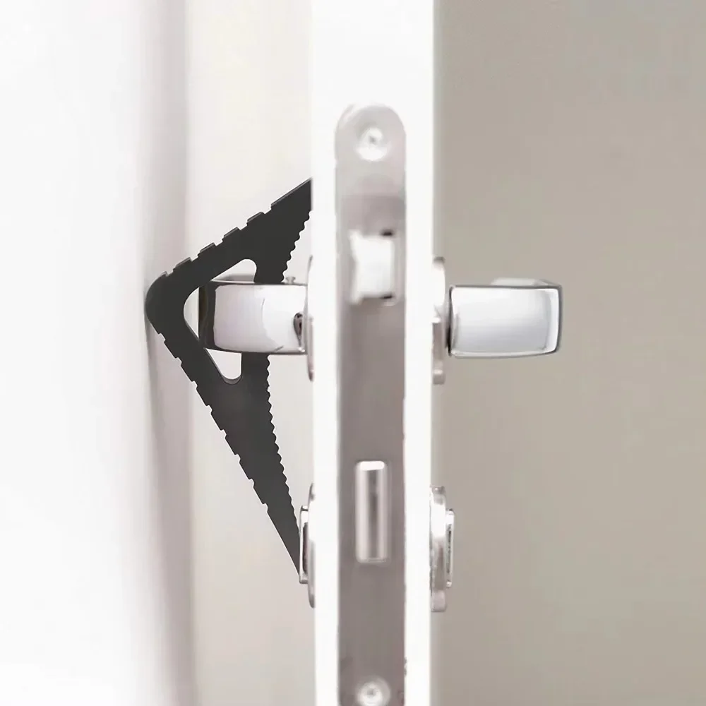 Versatile Rubber Door Stopper - Durable Anti-collision Wedge