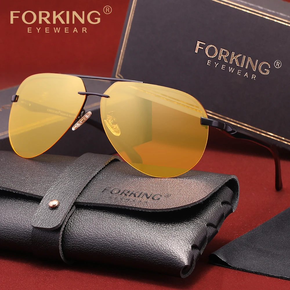 Stylish Polarized UV400 Protective Driving Glasses - Large Frame Fashion Eyewear