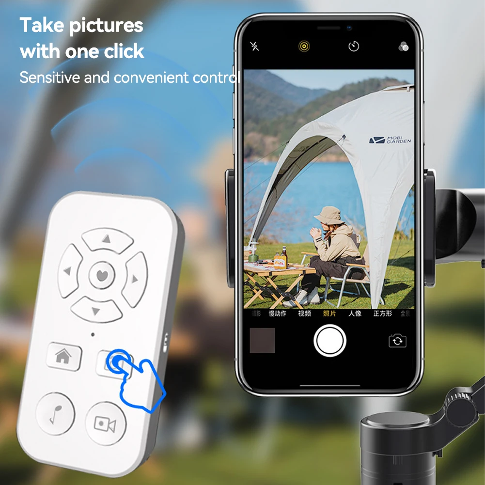 Bluetooth Remote Control for Short Videos, Photo Capture, and Page Turning