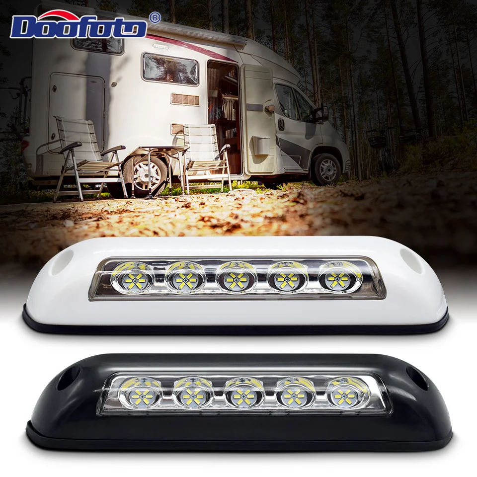 12V-24V RV LED Markise Veranda Licht wasserdicht Wohnmobil Caravan  Innenwand leuchten Licht leiste RV Van Wohnmobil Anhänger Außen leuchte