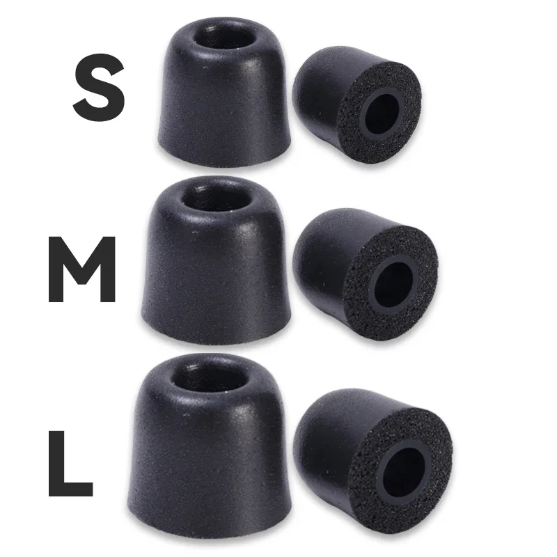 Premium Memory Foam Earbuds for Noise Isolation - Soft Replacement Ear Tips (3 Size Options)
