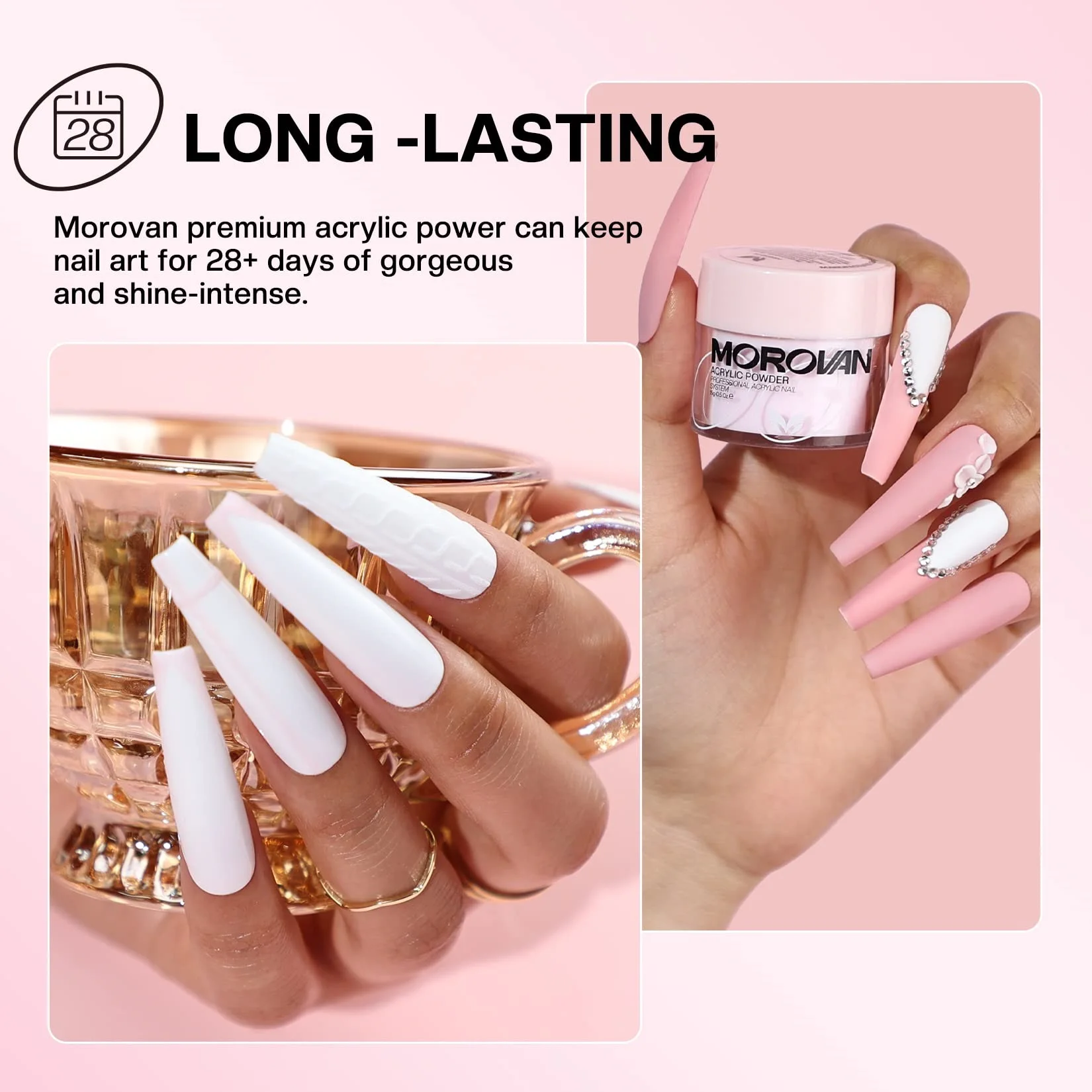 10pcs Nail Extension Kit Pink White Clear Nude Shades Perfect for Engraving Great for Beginners Girls Women No Lamp Needed Nail Kit