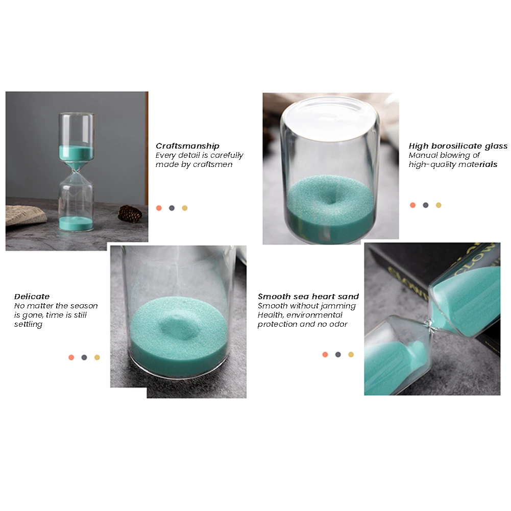5/10/15/30 Minutes Sandglass Sand Timer Color Glass Hourglass Sand Clock Children Kids Gift Fashion Home Decoration sand timer,liquid hourglass timer,colored hourglass