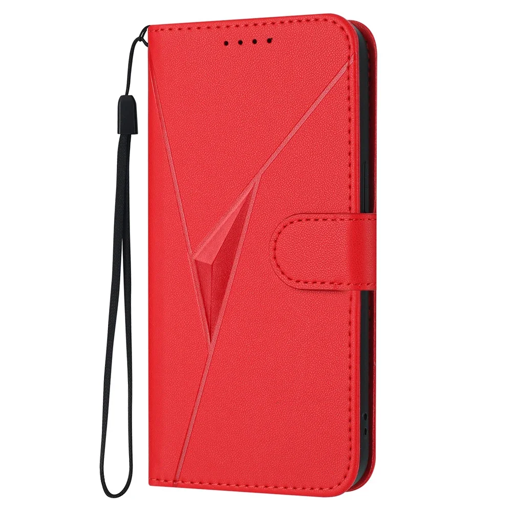 Elegant Leather Flip Wallet Case with Book-Style Card Slot and Phone Cover