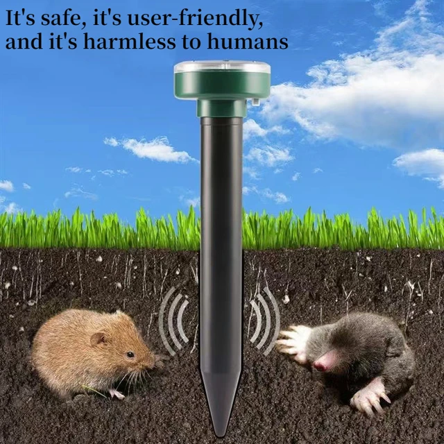4/8 db Napelemes Ultrahangos Sonic Egér Mólos Kártevő Rágcsáló Taszító Udvari Led -Es Lefereler Kültéri Lámpa Udvar Kertje - Image 3