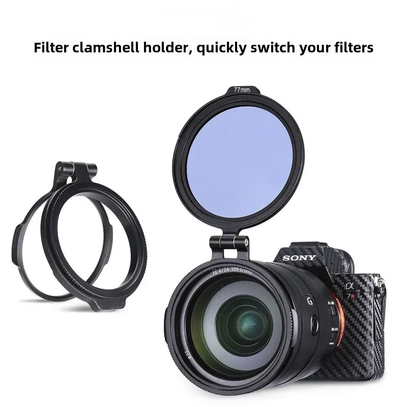 Description Picture 3 of itemND Filter Rapid Filter System DSLR Camera Accessory Quick Switch Bracket for 58/62/72/77/82mm DSLR Lens Adapter Flip