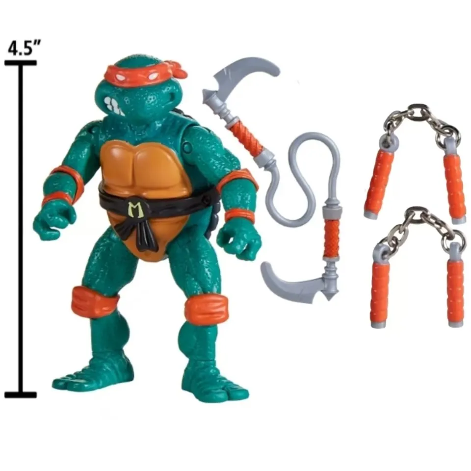 MAJ le 02/04 Figurines SFC Tortues Ninja | Leonardo - Michelangelo - Raphael - Donatello