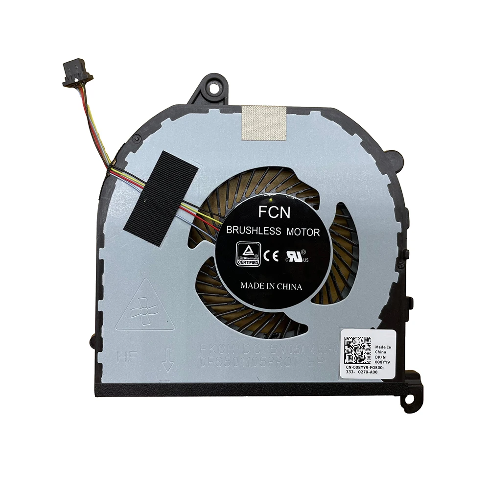 Replacement Laptop CPU+GPU Cooling Fan for Dell XPS 15 9570 7590 XPS15-9570 Precision 5540 5530 M5530 M5540 Series Fan