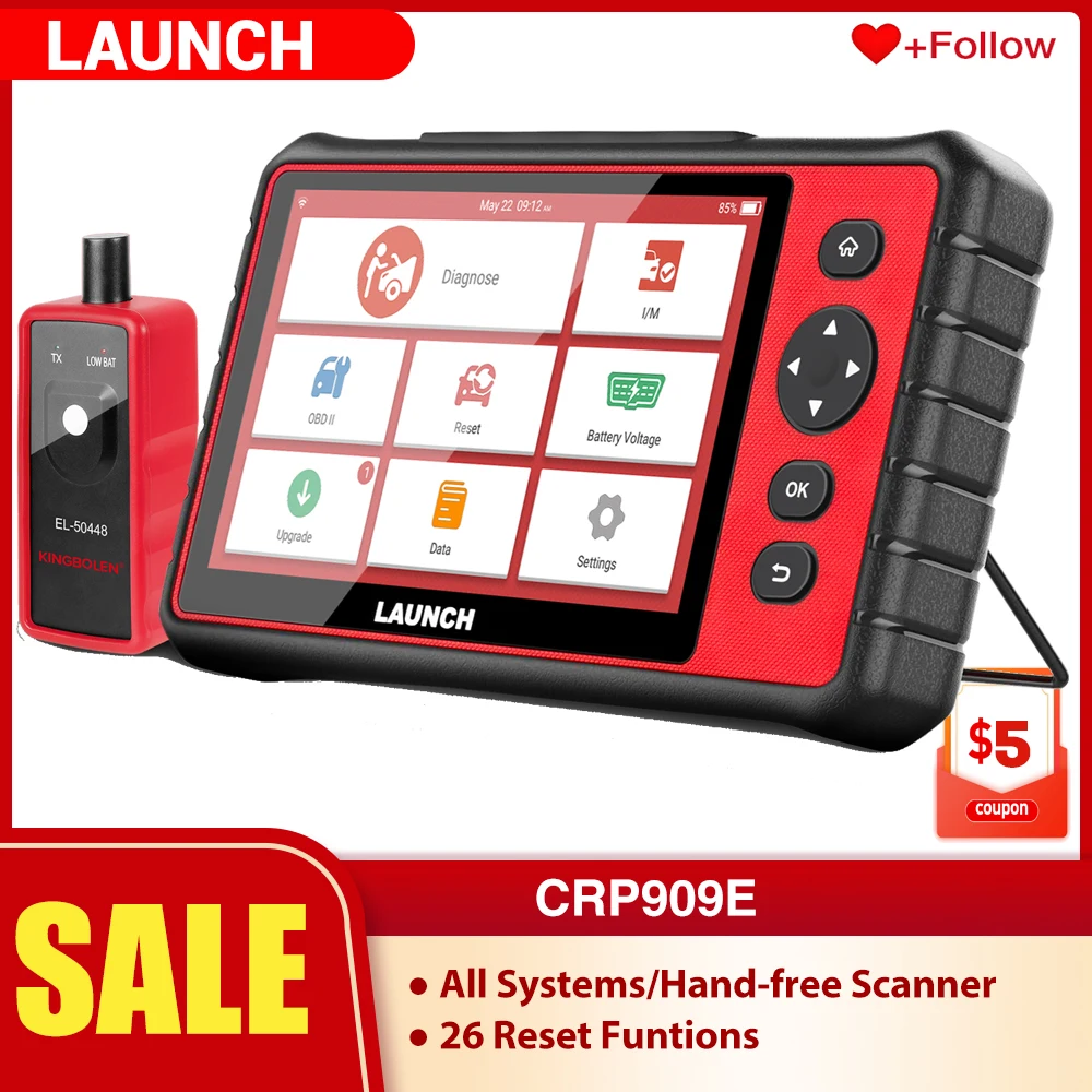 LAUNCH X431 CRP909E OBD2 автомобильный полный диагностический инструмент считыватель