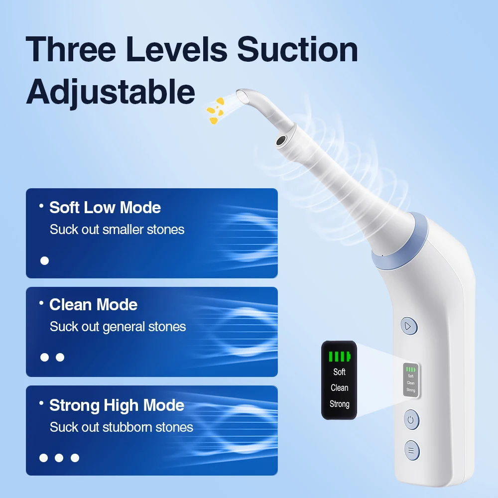 Electric Visible Tonsil Stone Remover With Camera Instant Suction Vacuum Tonsil Stone Removal Kit Mouth Cleaner Oral Care Tool