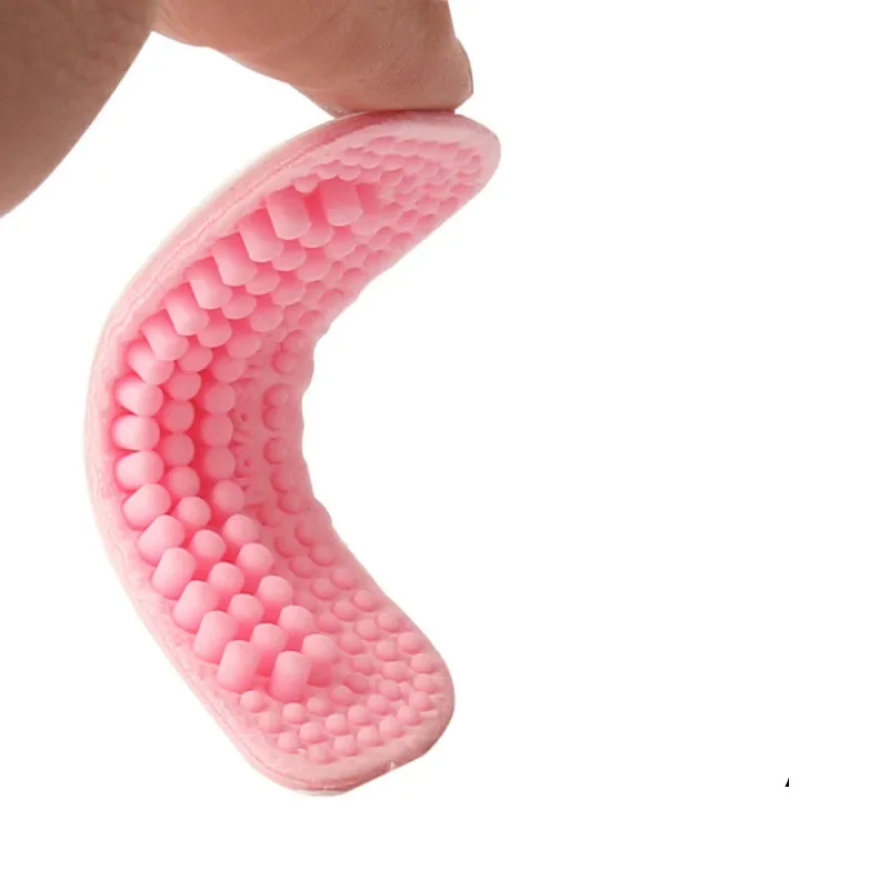 Soft Silicone Shoe Insoles Heel Stickers Thickened Anti-slip Wear-resistant Foot Heel Posts Half Yard Pad Fit Massage Foot