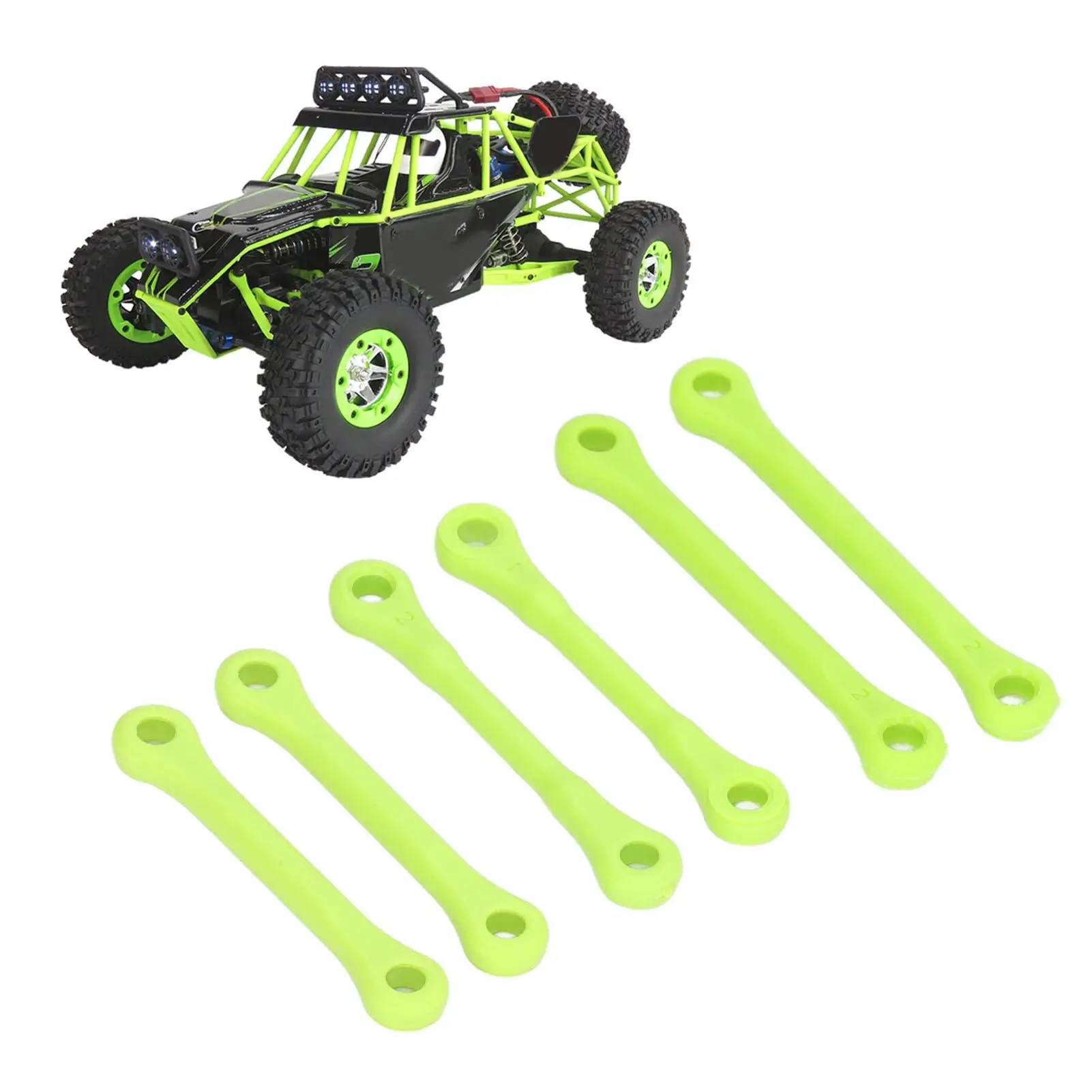 RC Tie Rod Kit for 12428 1/12 Scale RC Car with Enhanced Performance and Textured Design