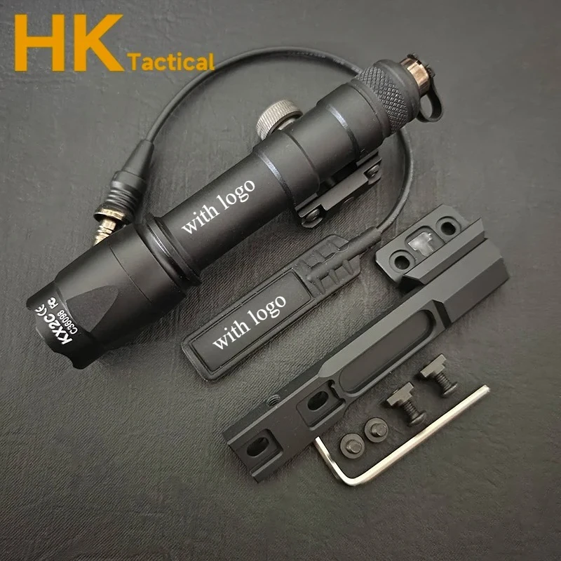 Tactical Airsoft Rifle Flashlight for Hunting with Mlok Base