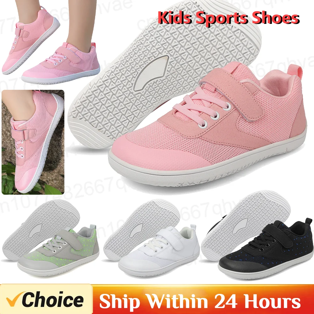 Hollow Mesh Boys' Sports Shoes, Lightweight Girls' Casual Shoes