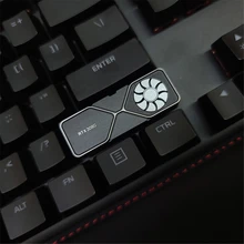 RTX3080 Key Caps Shift Tastatur Kappe 3060 Keycap Geben NVIDIA 3080 Grafikkarte Figur Gamers DIY PC MOD Gamer Wasser kühler