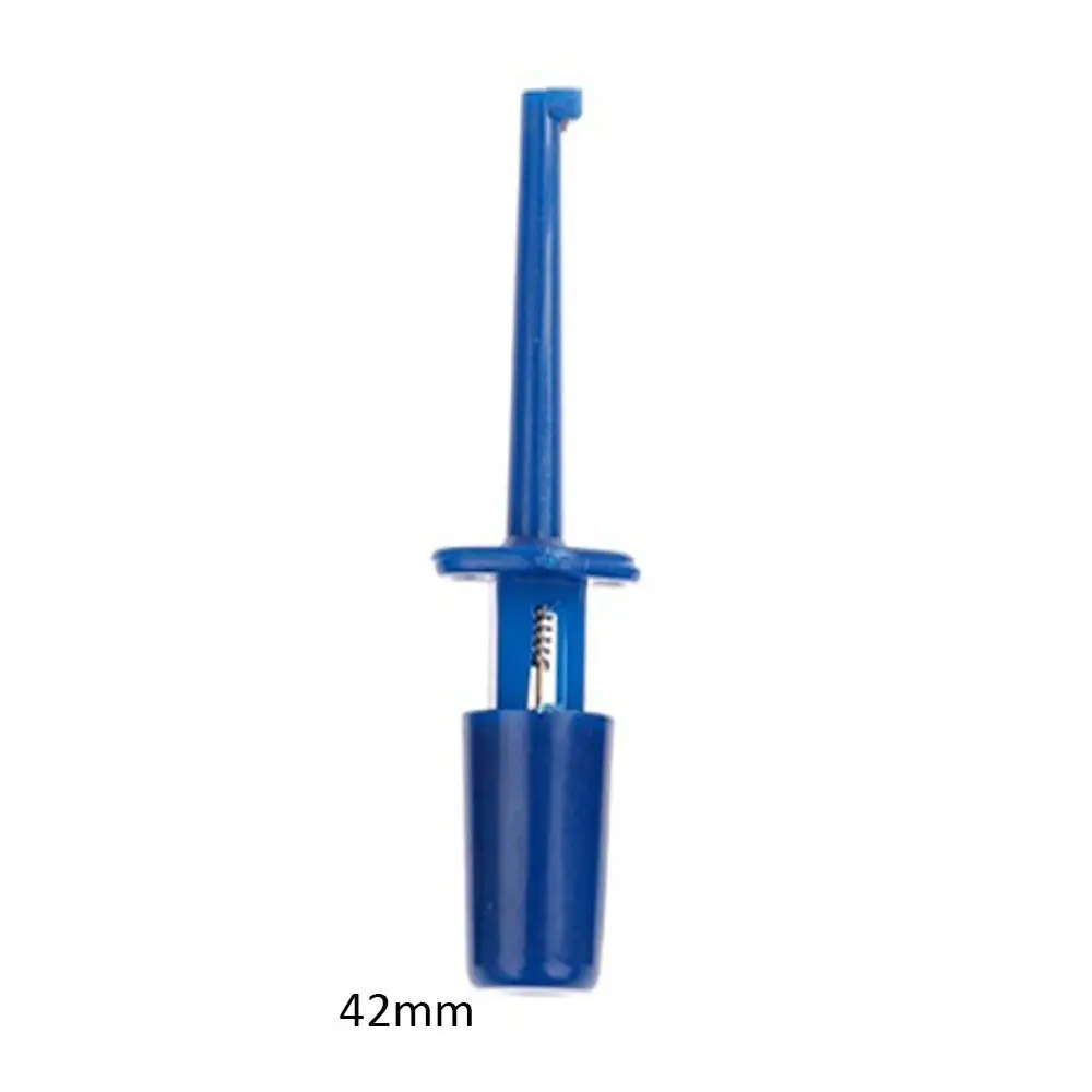 Mini Test Hook Clip Round Crocodile Clip Hook Test Probe Circular Multimeter Lead Wire Kit For Electronic Testing