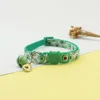 Pet Adjustable Webbing Fruit Cat collar Breakaway Cute Neck Collar with Bell for Small Dogs Puppy Kitten Stuff Things Products 6