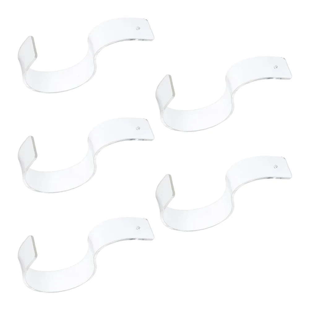 5PcsBeltBucklesMenBeltHolderWardrobeBeltDisplayRackAcrylic