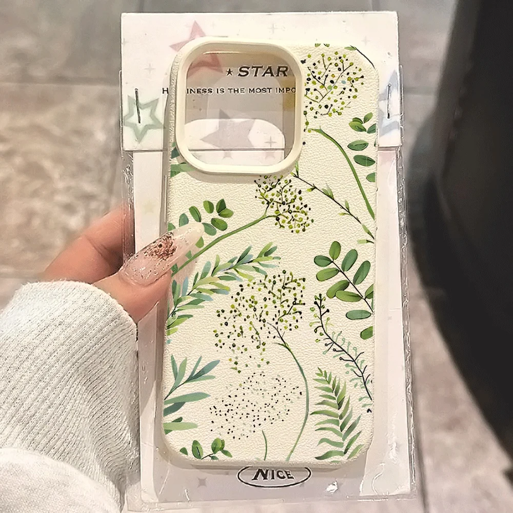 Fern Fronds Silicone Matte Phone Case Cover