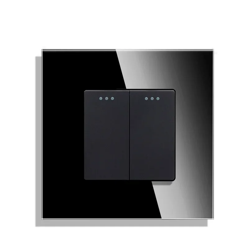 Bingoelec EU Standard Black Sockets and Switches with Crystal Glass Panel Sensor Switch with Socket Home Improvement 6 Bingoelec EU Standard Black Sockets and Switches with Crystal Glass Panel Sensor Switch with Socket Home Improvement - Image 6