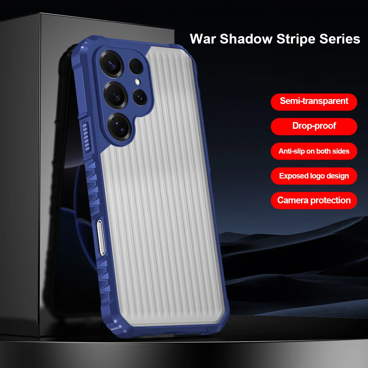 Armor Stripes Shockproof Phone Case with Reinforced Corners