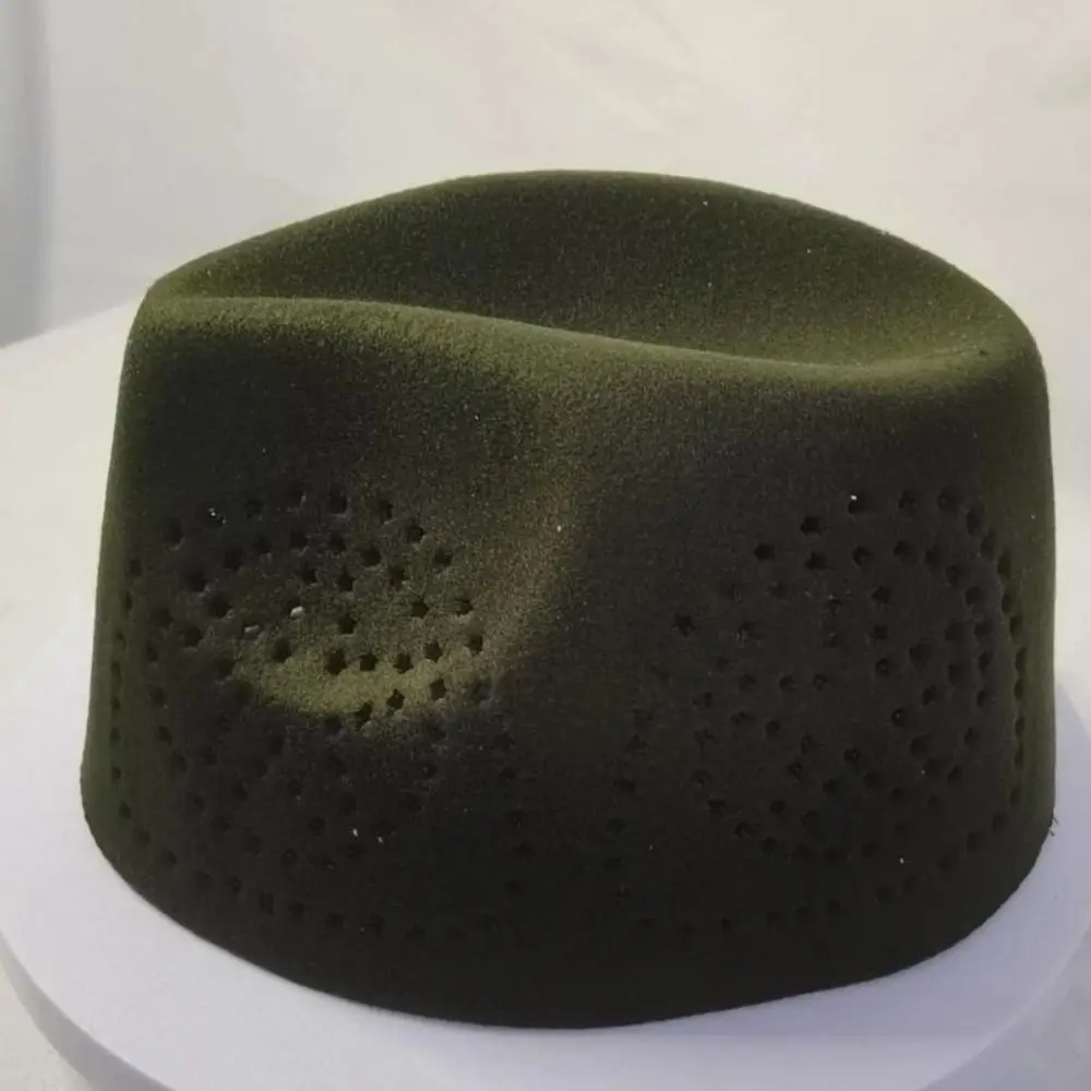 Fashion Fabric Prayer Caps Soft Breathable Ethnic Festival Caps Hollowout Worship Caps Festival