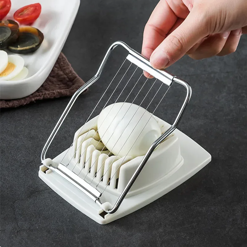 Egg Slicer Kitchen Accessories Egg Slicers Chopper Stainless Steel Egg Tools