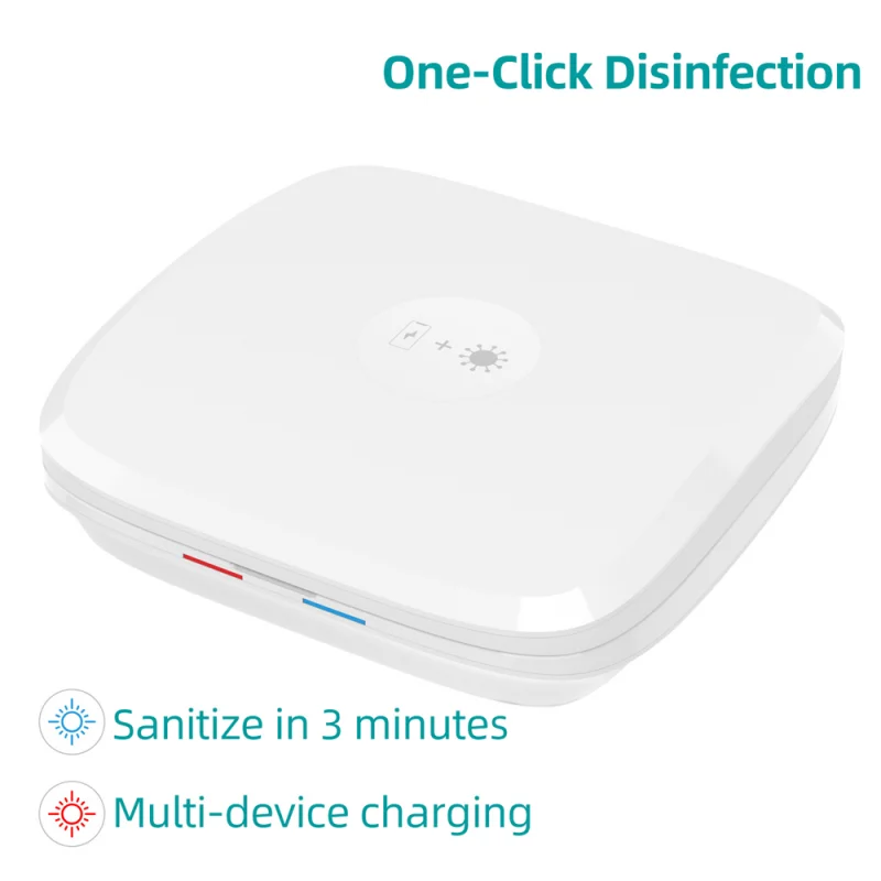 apple watch and phone charger Wireless Charger for iPhone 13 Pro Max UV Sterilizer Disinfection Box Wireless Charger Multifunctional Sterilization Box wireless car charger