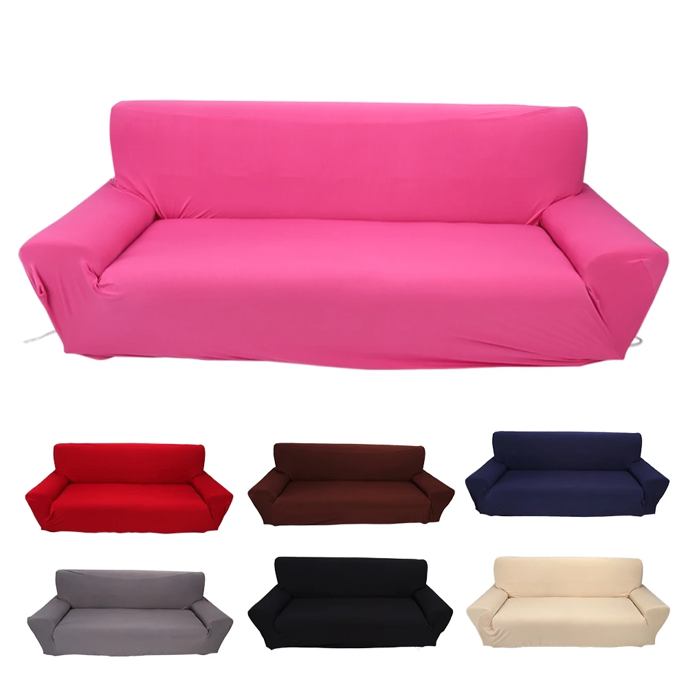 7 Colors 3 Seater Household Stretch Elastic Sofa Couch Protective Slipcover Couch Cover Sofa Cover Sofa Slipcover