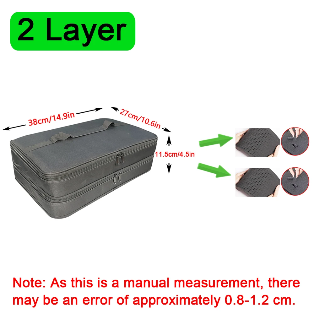 Colorful Shockproof EVA Watch Storage Case - Portable Protective Organizer Bag