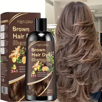 Shampoing traité de couleur au curcuma 3 en 1, shampooing nourrissant traité de couleur, formule douce, à base de plantes, beige clair 1