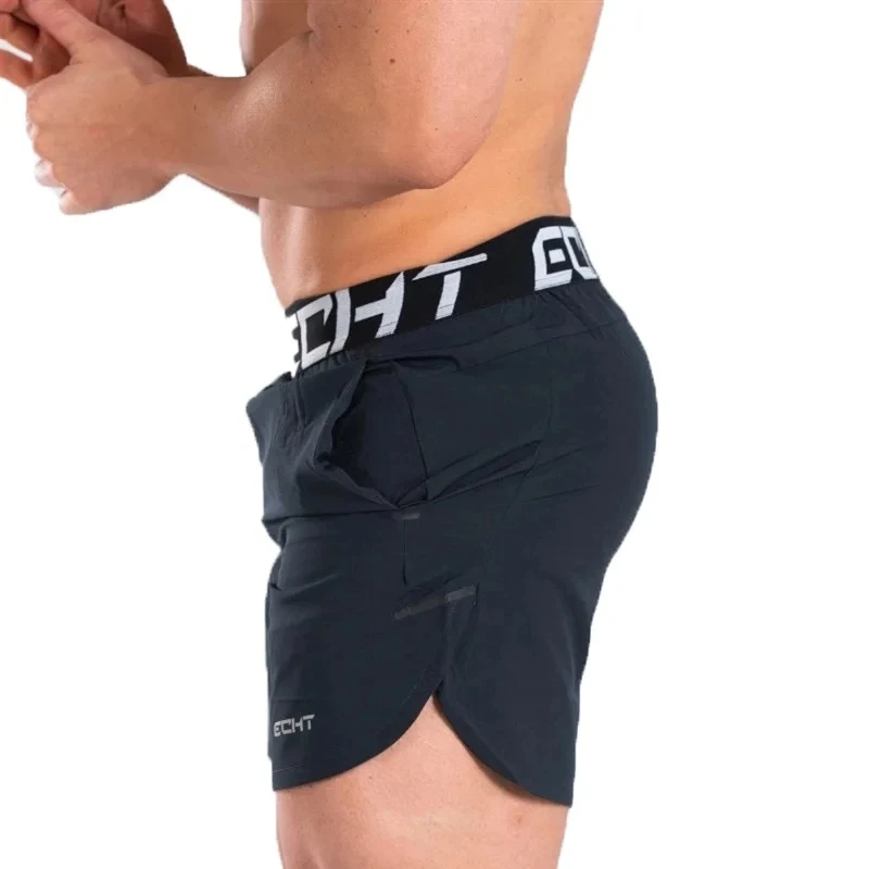 2024 New Men Running Bodybuilding Shorts Man Summer Gyms Workout shorts Male Breathable Quick Dry Sportswear Jogger Beach Shorts 6