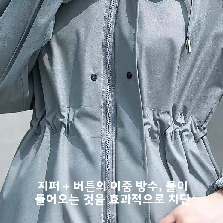 새로운 성인 여성용 원피스 롱 아웃도어 레인코트 전신 레인 판초 스타일리쉬 윈드브레이커 다용도 편안한 레인웨어