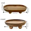 Elegant Wooden Oval Tray,Dessert/Candle/Key Storage - Perfect Gift for Any Occasion 6