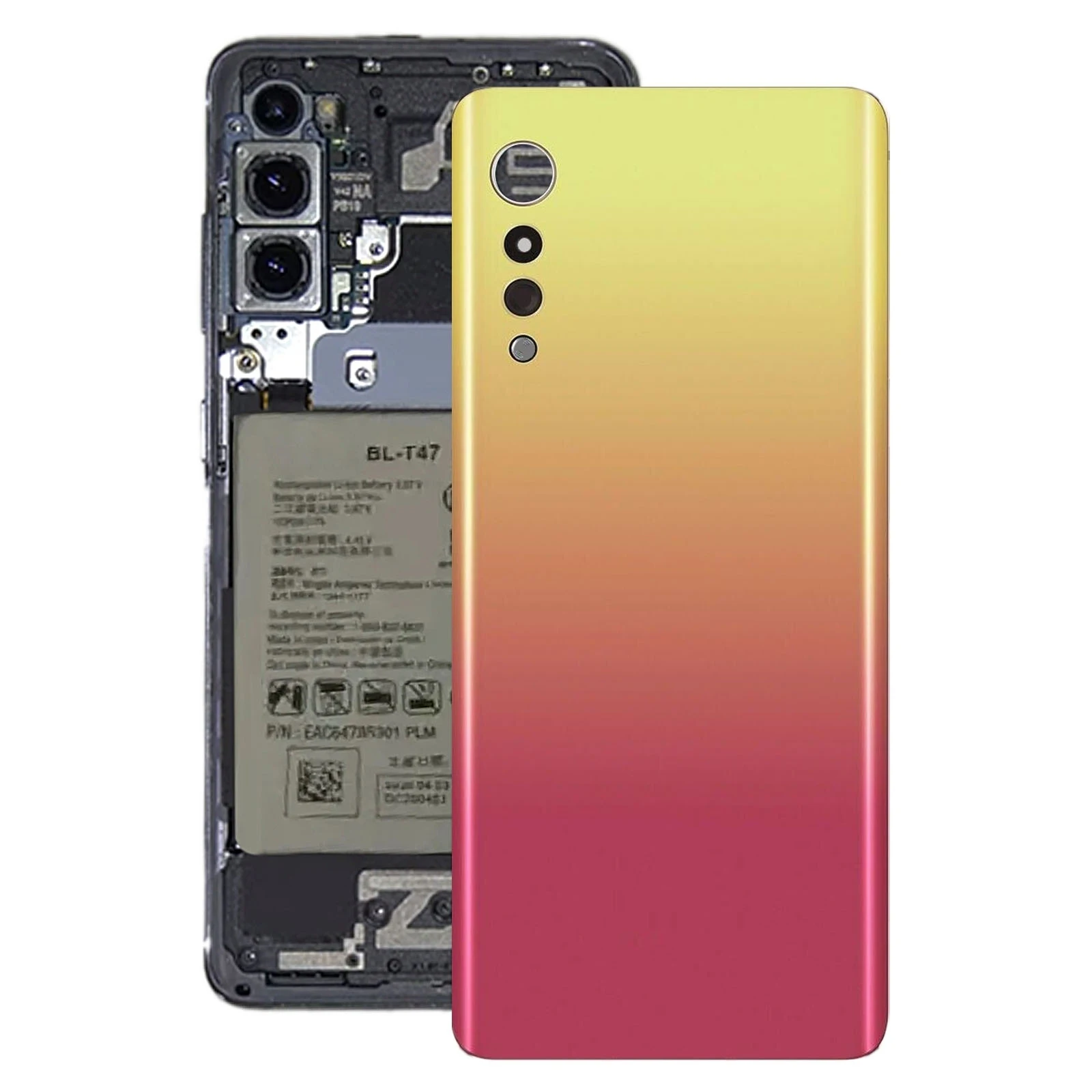 

Задняя крышка батарейного отсека для LG Velvet LMG910EMW LM-G910EMW / Velvet 5G LM-G900N