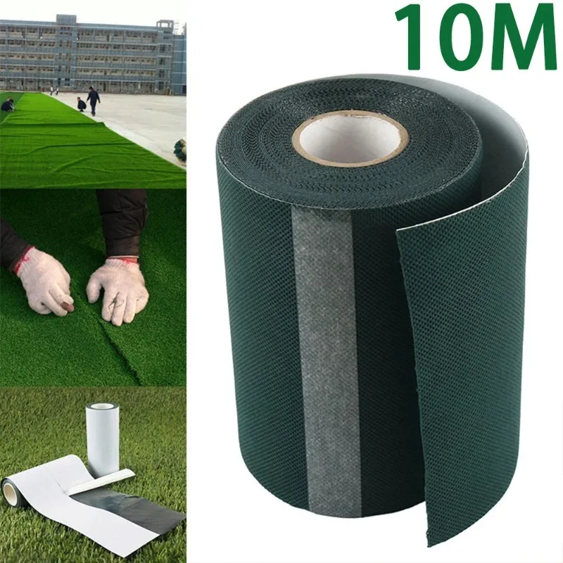 Artificial Grass Seam Tape for Lawn Glue-free Garden Lawn Green Tape Synthetic Grass Carpet Fixed Connection artificial grass mats
