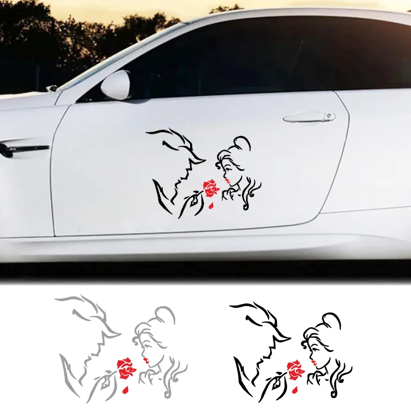 YONGYAO Autoaufkleber 'La Vita E Bella' - Weiß, 40x8cm, Selbstklebend Für Auto & Fenster