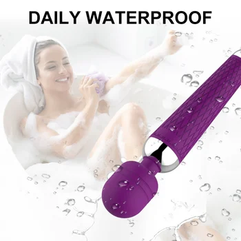 Powerful Magic Wand Vibrators for women, USB Charge AV Stick Female G Spot Massager Clitoris Stimulator Adult Sex Toys for Woman 3