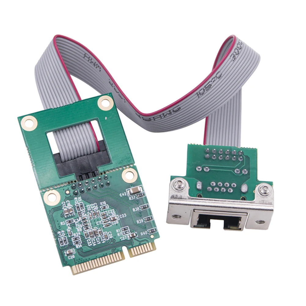 M.2 기가비트 Lan 어댑터 2.5G/1000/100Mbps M2 RJ45 네트워크 어댑터 RTL8125BG 칩 PCIE 버스 네트워크 카드 미니 PCIE