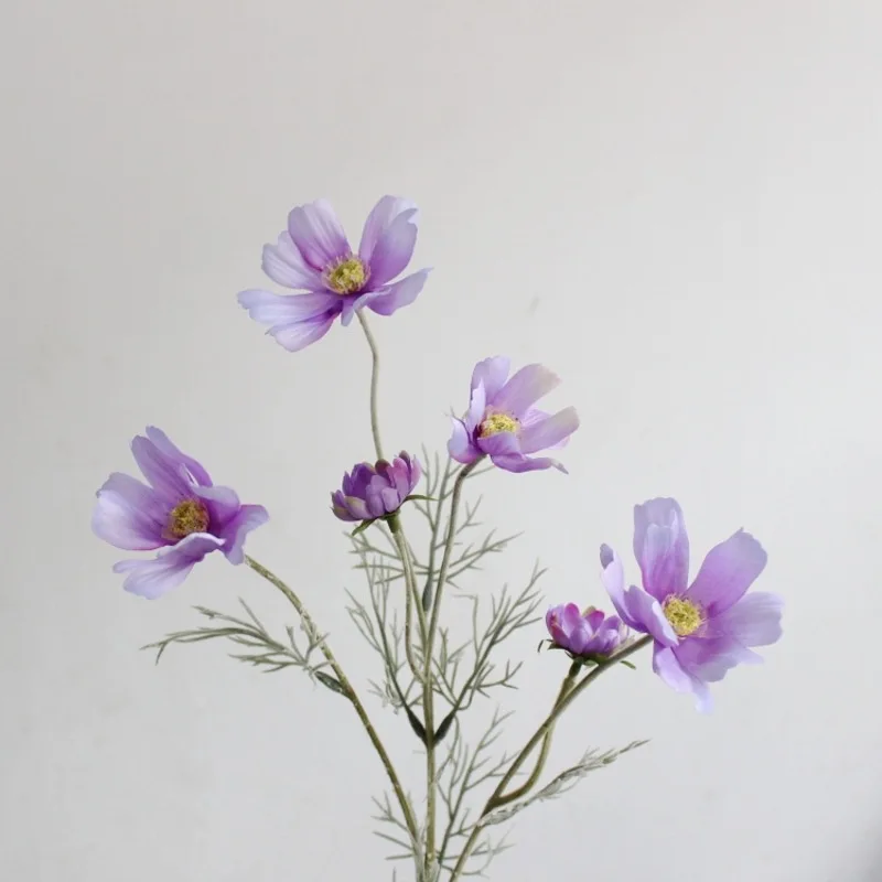 1 Stück Kamillen Seiden-Kunstblume 60cm Weiße Gänseblümchen Künstliche Blumen Raumdekoration Hochzeit Heim Tischdekoration DIY Bouquet – Detail 25