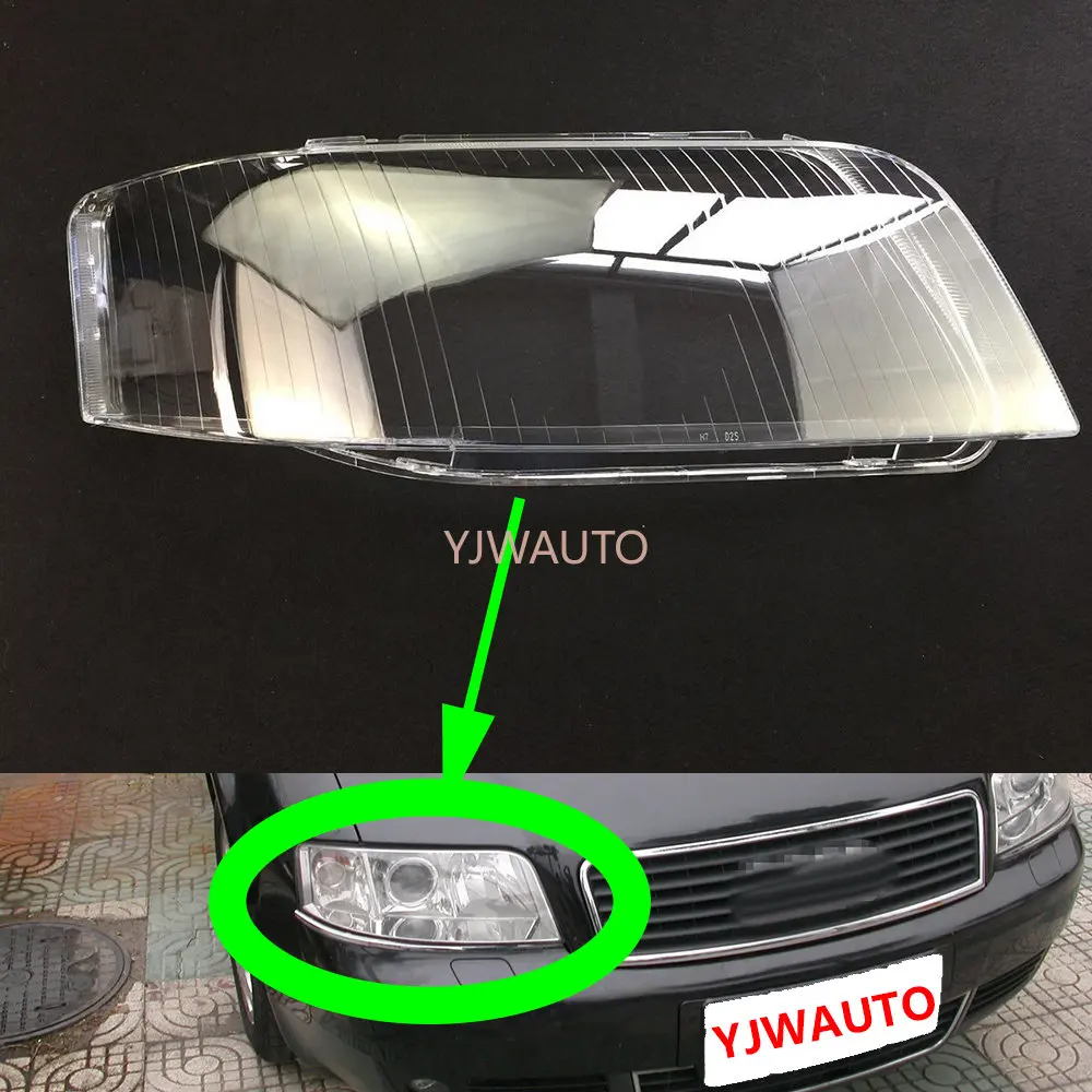 

Для Audi A6 2003 ~ 2005 налобный фонарь Автомобильная фара чехол для автомобильной фары искусственное Стекло Запасная передняя крышка абажура Автомобильная оболочка