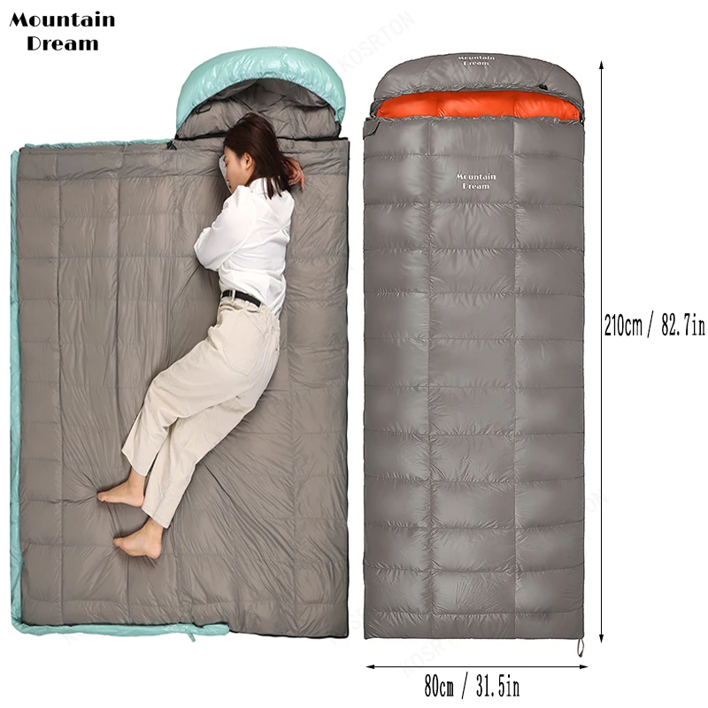 Ultra-Light Goose Down Sleeping Bag 4