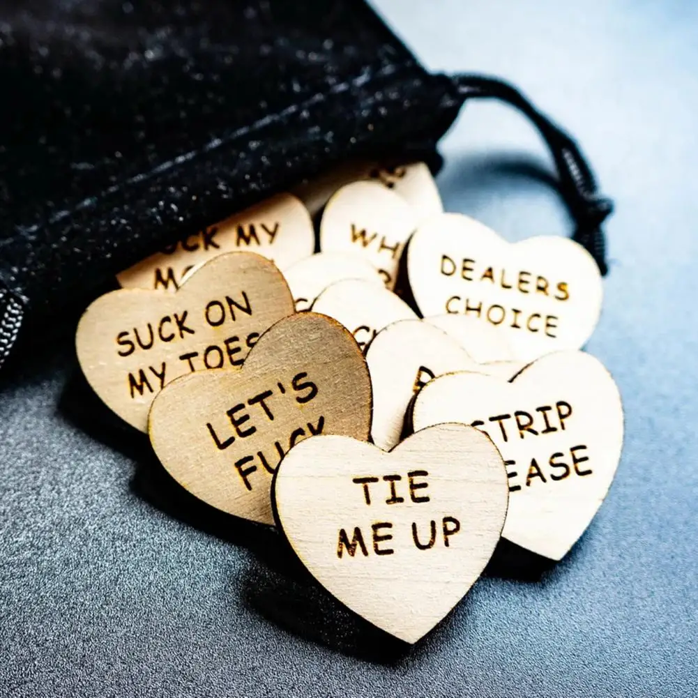 Useful Commemoration Tokens Unique Design Different Patterns Engraved Wooden Tokens  DIY Wooden Tokens Present 4
