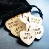 Useful Commemoration Tokens Unique Design Different Patterns Engraved Wooden Tokens  DIY Wooden Tokens Present 4