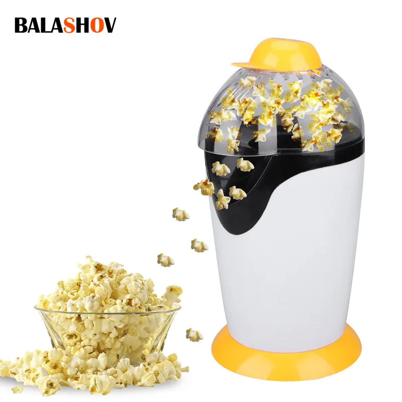 Mini Hot Air Popcorn Maker Machine Portable Delicious & Healthy Gift Idea  for Kids Home-made DIY Popcorn Movie Snack EU